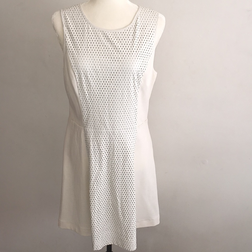 White Buffalo David Bitton leathered detail Dress